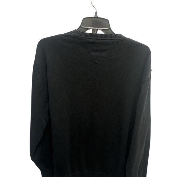 Tommy Hilfiger Black V-Neck Sweater - Picture 2 of 5